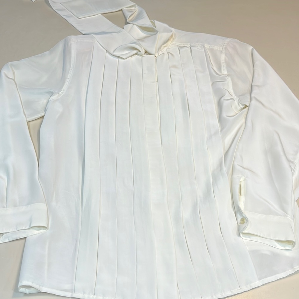 Rafaela sheer long sleeved blouse size 10